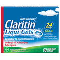 Claritin Liqui Gels Indoor & Outdoor Allergies Capsules Non-Drowsy