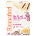 Hannaford Peanut Butter & Grape Jelly No Crust Sandwiches - 4 ct Frozen