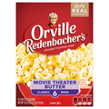 Orville Redenbacher's Movie Theater Butter Classic Microwave Popcorn 6 ct