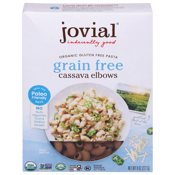 jovial Organic Grain Free Cassava Elbows Pasta