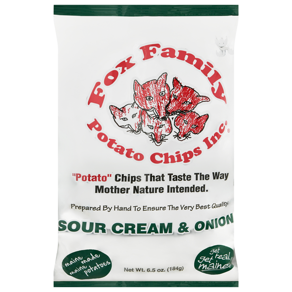 Fox Family Potato Chips Inc. Sour Cream & Onion Potato Chips