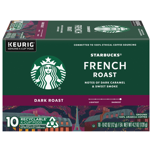 Save on Starbucks French Dark Roast Coffee KCup Pods Order Online