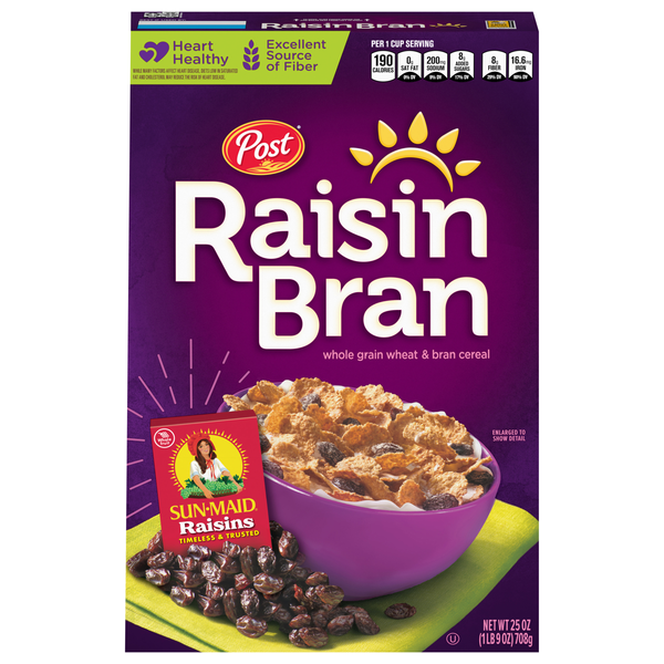 Post Raisin Bran High Fiber Cereal