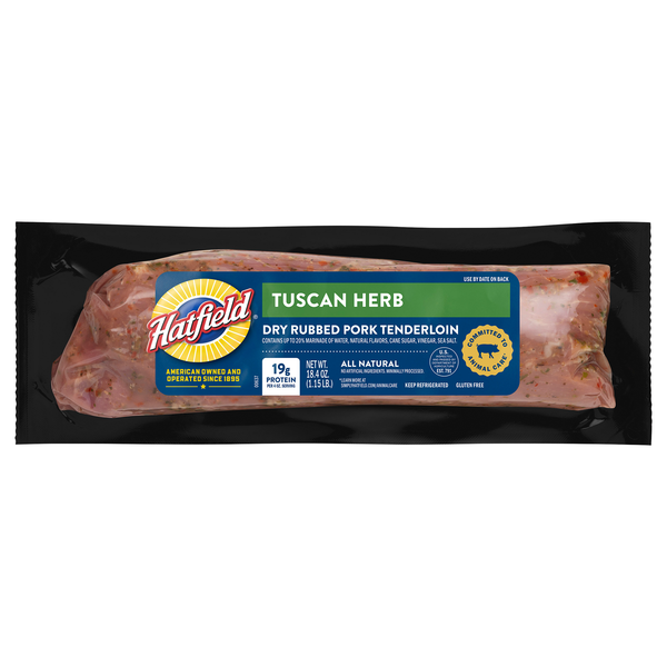Hatfield Tuscan Herb Dry Rubbed Marinated Pork Tenderloin