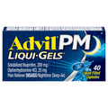Advil PM Ibuprofen Pain Relief 200mg Liqui-Gels