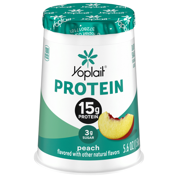 Yoplait Protein Peach Yogurt Cup