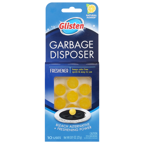 Glisten Garbage Disposer Freshener - 10 ct