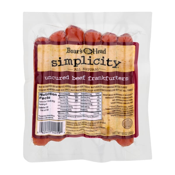 Boar's Head Hot Dogs ubicaciondepersonas.cdmx.gob.mx