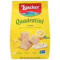 Loacker Quadratini Bite Size Lemon Wafer Cookies