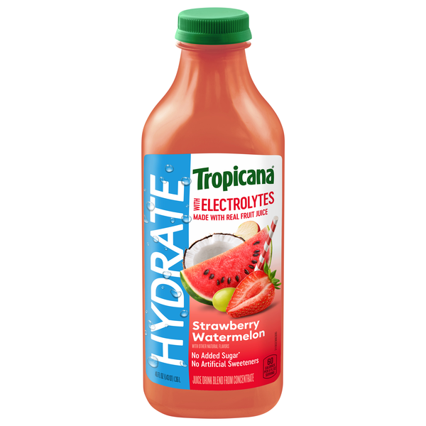 Tropicana Hydrate Strawberry Watermelon with Electrolytes Drink