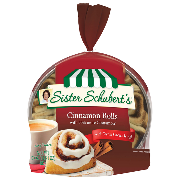 Sister Schubert's Cinnamon Rolls - 8 ct Frozen