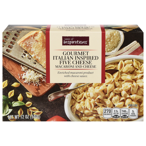 Taste of Inspirations Macaroni & Cheese Italian Inspired Five Cheese