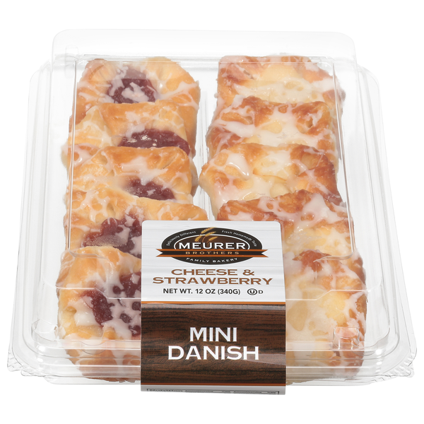 Save on Meurer Brothers Cheese & Strawberry Mini Danish Order Online