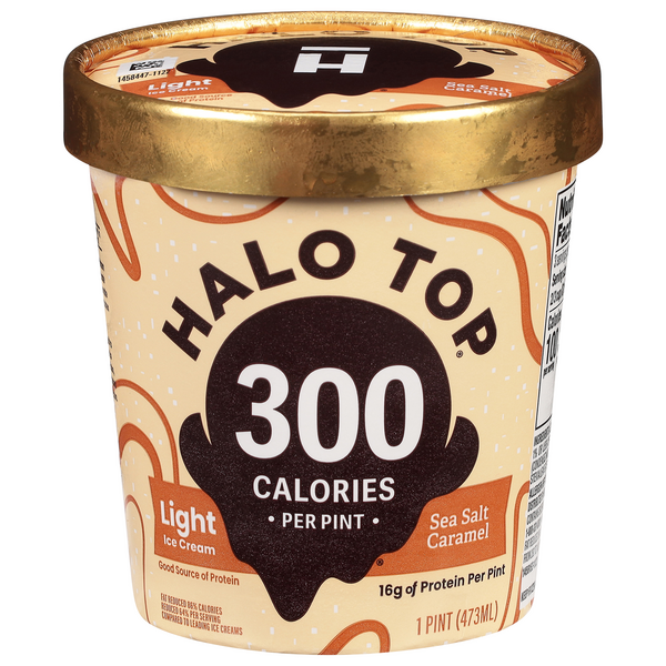 Halo Top Light Sea Salt Caramel Ice Cream