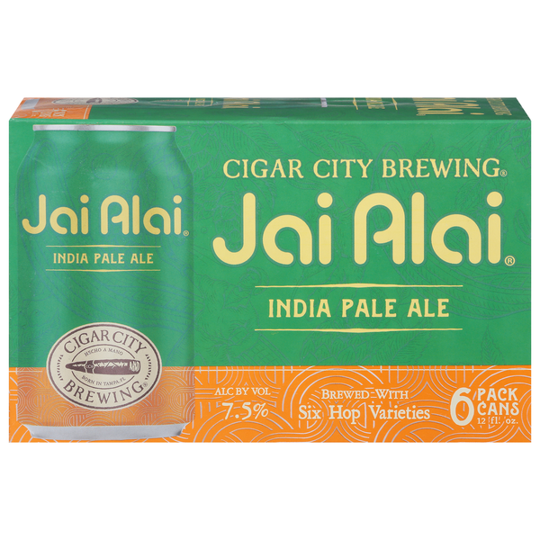 Save on Cigar City Brewing Jai Alai India Pale Ale 6 pk Order Online