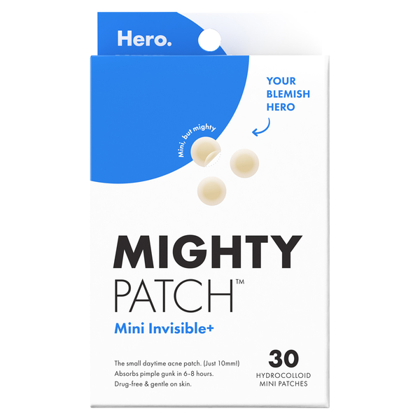 Hero Mighty Patch Mini Invisible+ Hydrocolloid Patches