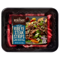 Heritage Beef Ribeye Steak Strips Fresh