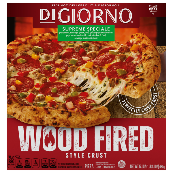 DiGiorno Wood Fired Crust Supreme Speciale Pizza Frozen