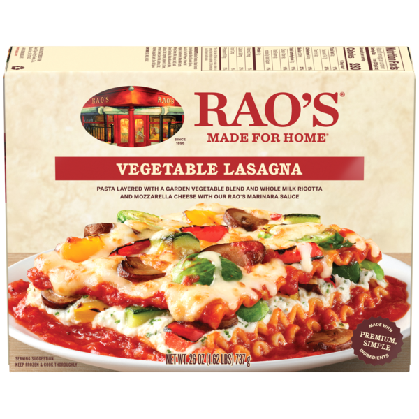 Rao's Made for Home Vegetable Lasagna Frozen Meal