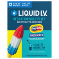 Liquid I.V Popsicle Firecracker Flavored Electrolyte Drink Mix - 12 ct