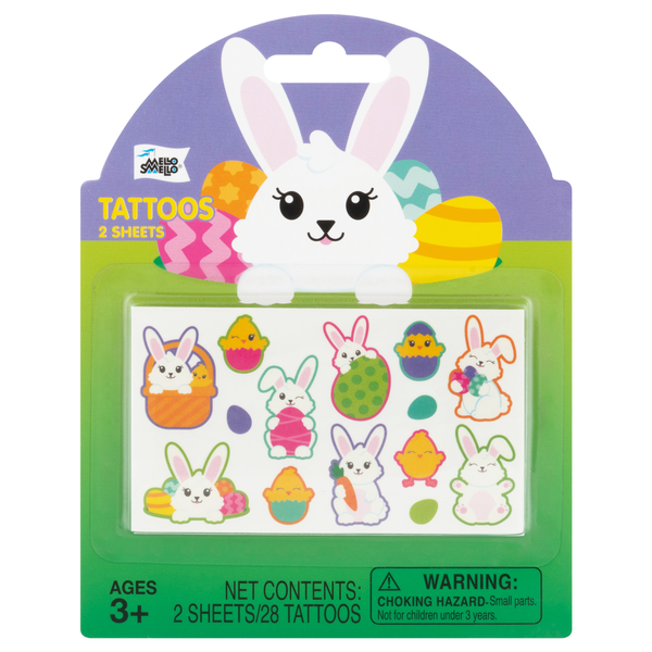 Mello Smello Easter Tattoos Bunnies