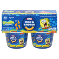 Kraft SpongeBob SquarePants Mac & Cheese Dinner Microwaveable Cup - 4 ct