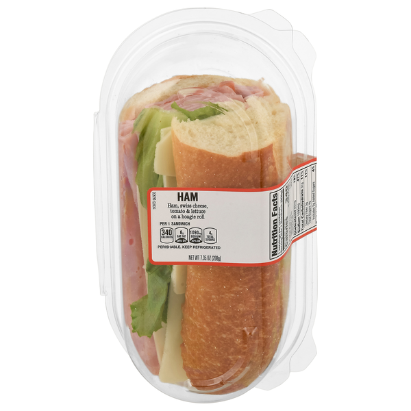 Giant Deli Ham Sandwich (Half)