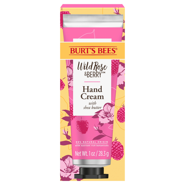 Burt's Bees Hand Cream Wild Rose & Berry with Shea Butter