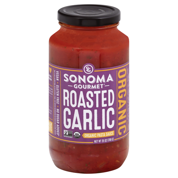 Save on Sonoma Gourmet Roasted Garlic Pasta Sauce Organic Order Online