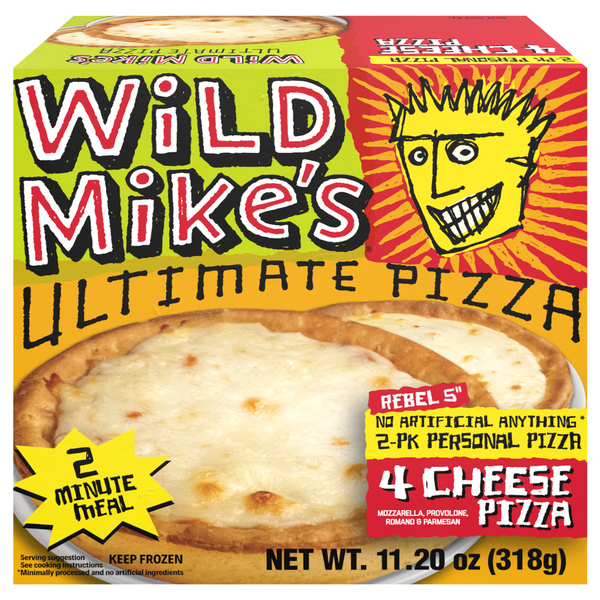 Wild Mike's Ultimate 4 Cheese Pizza - 2 ct Frozen