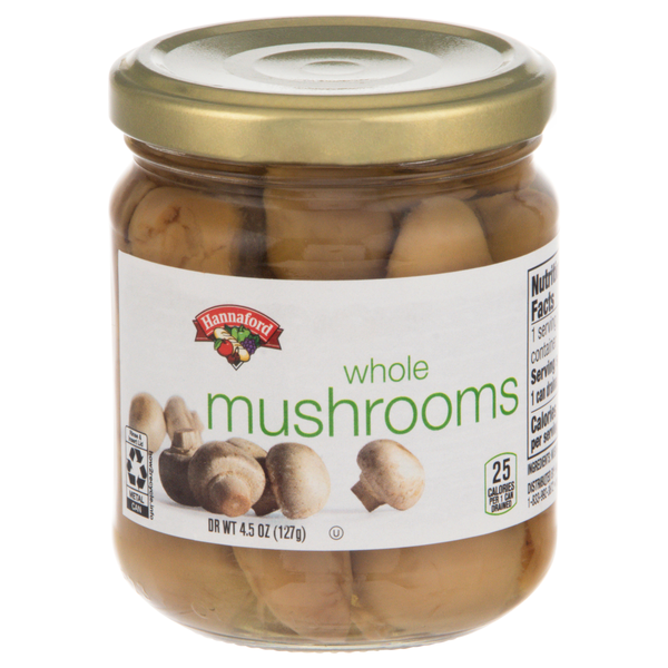 Hannaford Whole Mushrooms