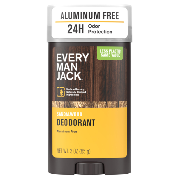 Every Man Jack Sandalwood Aluminum Free Deodorant Stick