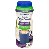 Food Lion Non-Dairy Sugar Free French Vanilla Powdered Coffee Creamer
