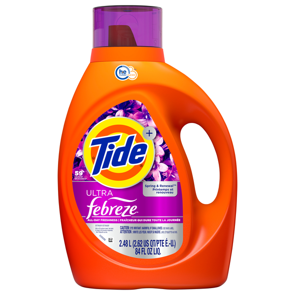 Tide + Febreze Freshness Spring & Renewal Liquid Laundry Detergent