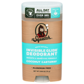 Dr. Squatch Men's Natural Coconut Castaway Invisible Glide Deodorant