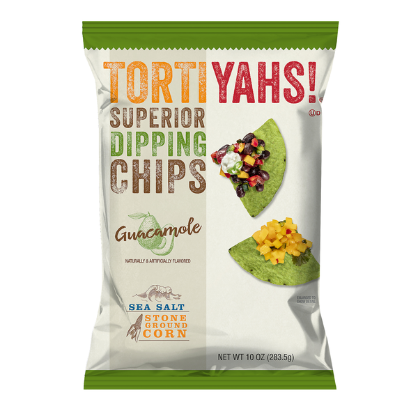 Tortiyahs! Superior Guacamole Sea Salt Dipping Chips