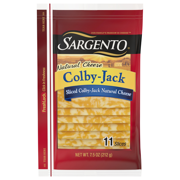 Save on Sargento Sliced Colby Jack Cheese 11 ct Order Online Delivery