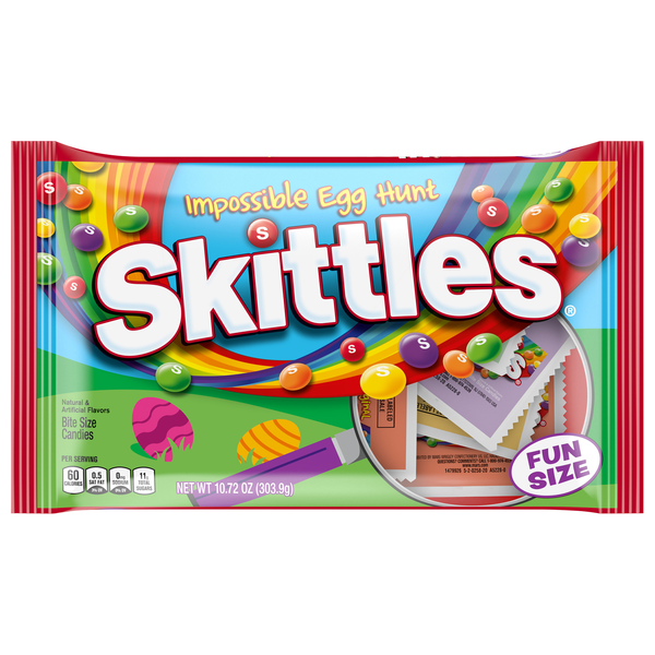 Skittles Bite Size Chewy Easter Candy Fun Size