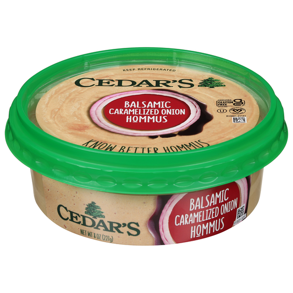 Save on Cedar's Hommus Balsamic Caramelized Onion Gluten Free Order