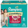 Pampers Swaddlers 360 Size 6 Baby Diapers 35+ lb