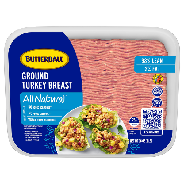 Butterball Ground Turkey Extra Lean 98% Lean