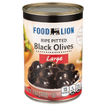 Food Lion Large Pitted Ripe Black Olives