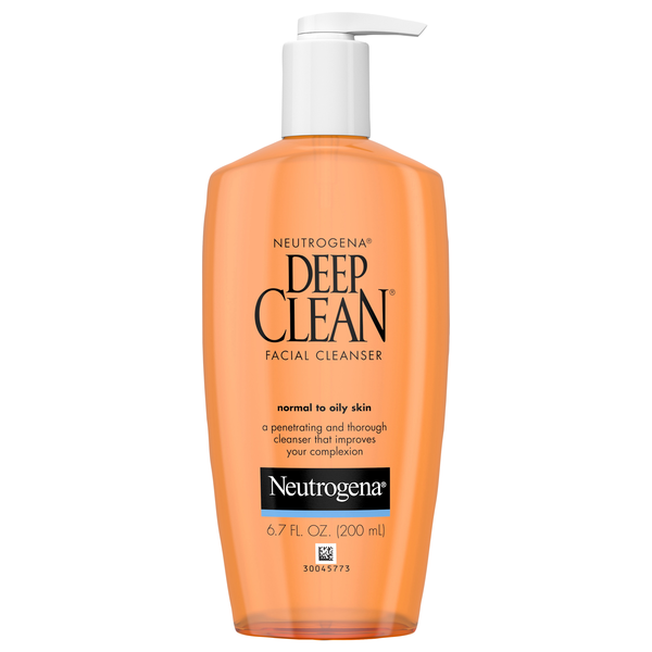Neutrogena Deep Clean Facial Cleanser Pump Normal to Oily Skin