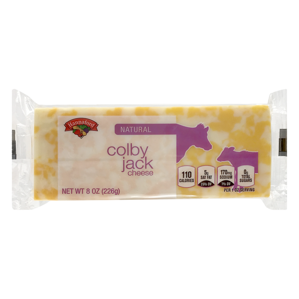 Hannaford Natural Colby Jack Cheese Block