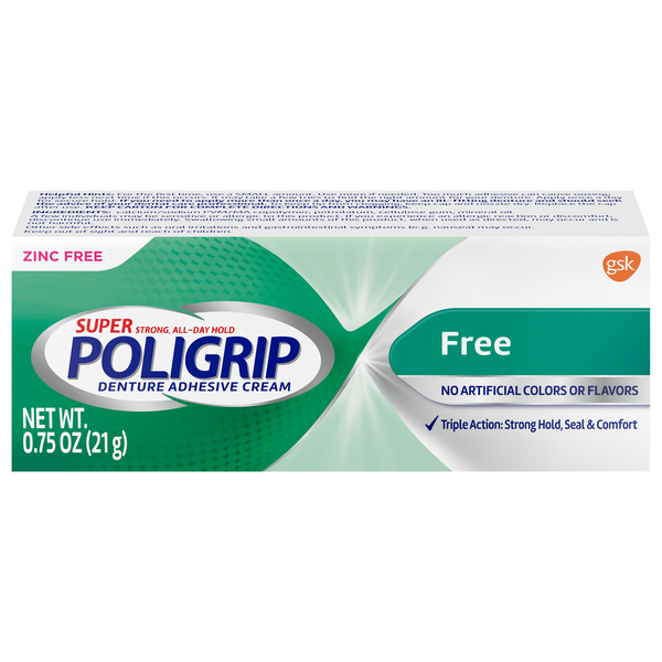 Super Poligrip Super Strong Denture Adhesive Cream