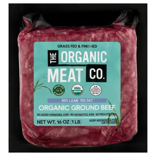 The Organic Meat Co. Organic 85% Lean 15% Fat Ground Beef
