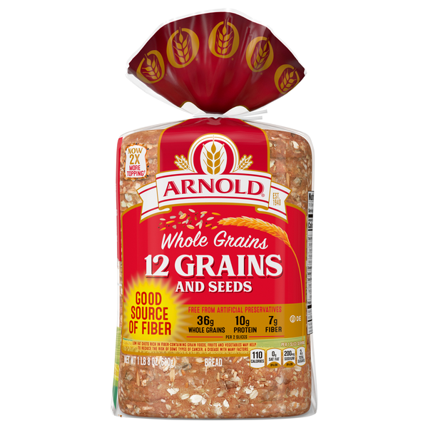 Save on Arnold Whole Grains 12 Grains & Seeds Sliced Bread Order Online