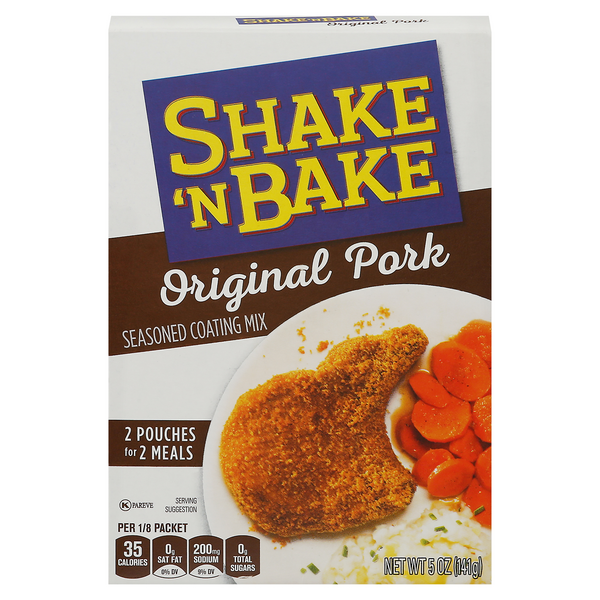 Save on Shake 'N Bake Seasoned Coating Mix Original Pork 2 ct Order