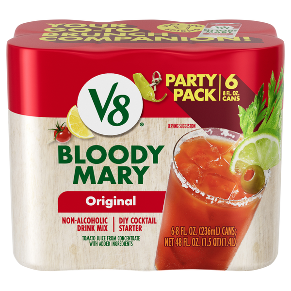 V8 Non-Alcoholic Bloody Mary Drink Mix - 6 pk