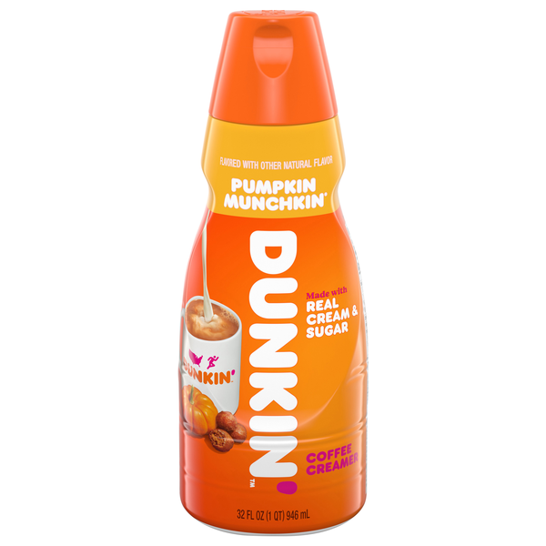 Dunkin' Pumpkin Munchkin Flavored Coffee Creamer